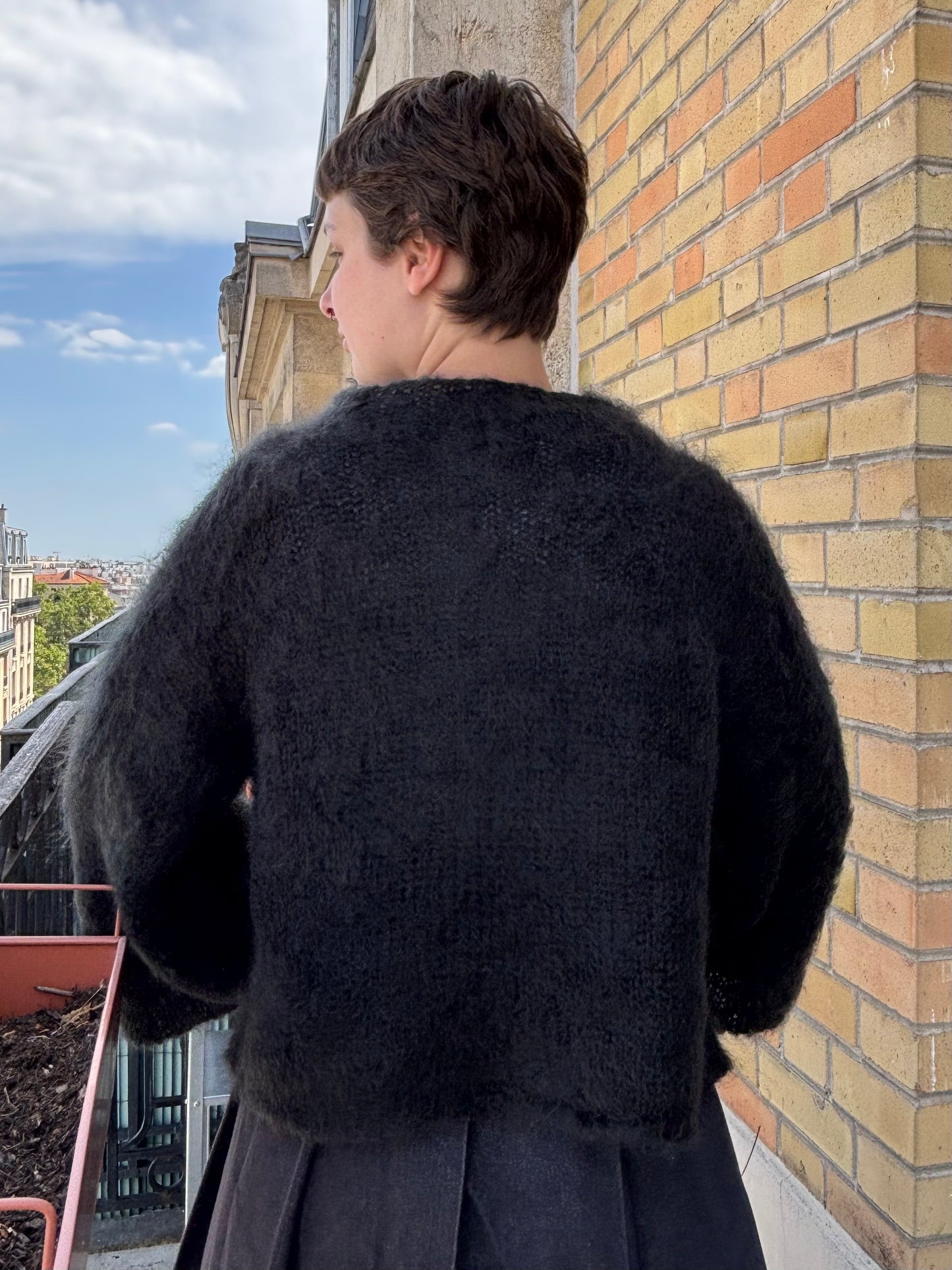 MADE TO ORDER - Brushed mohair cardi