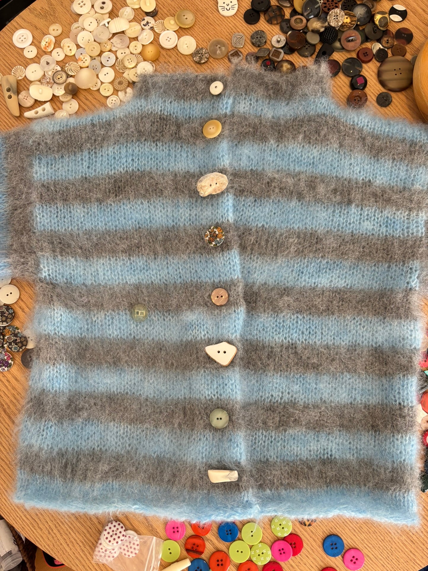 Fluffy Cardi Button Bundle 08