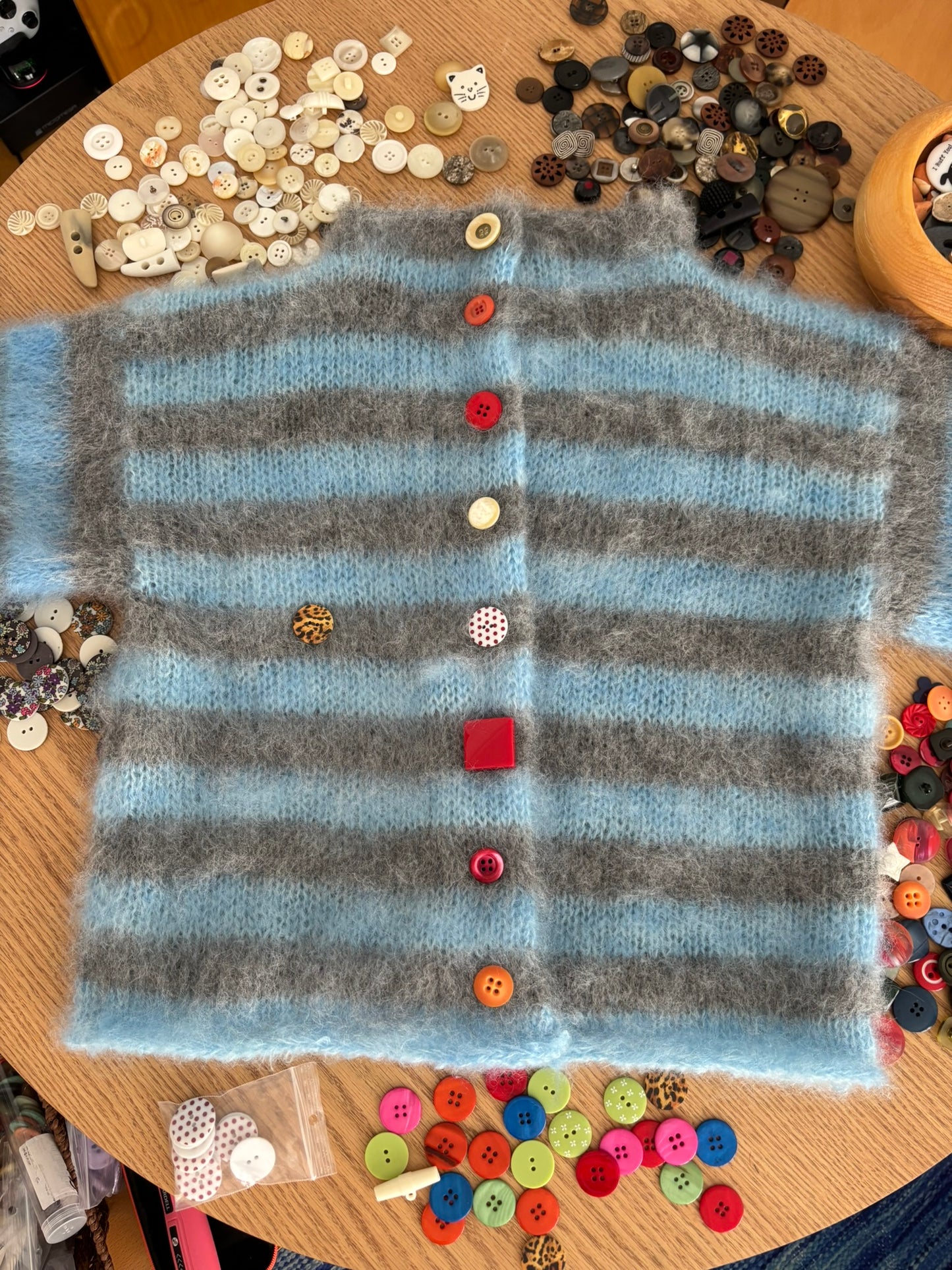 Fluffy Cardi Button Bundle 05