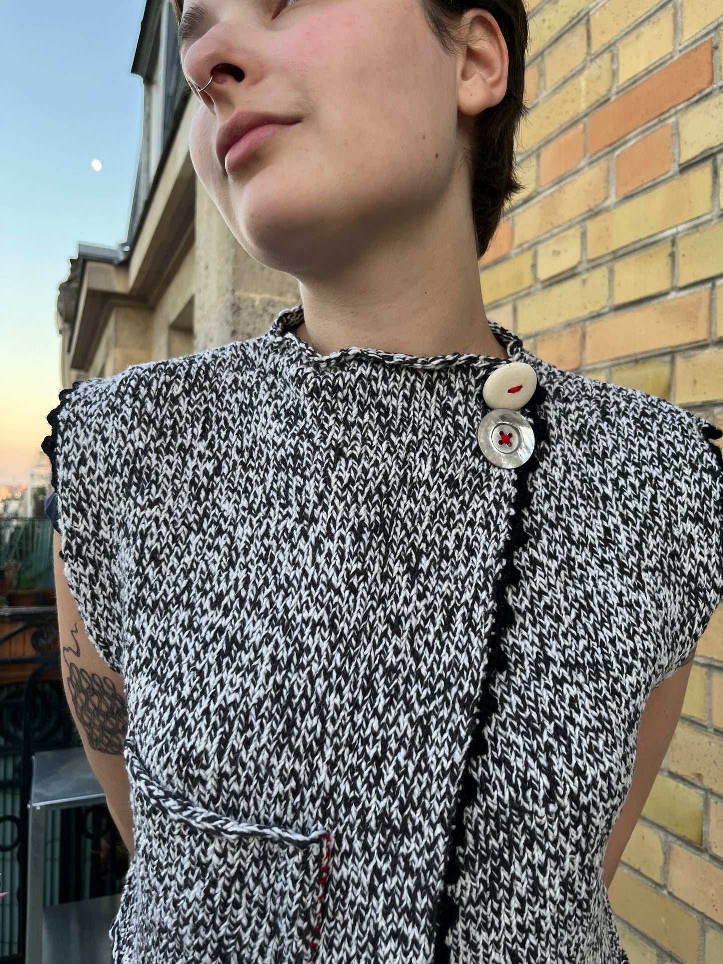 OOAK - Sleeveless vest 01
