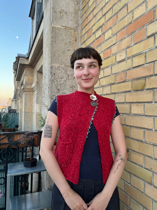 OOAK - Sleeveless vest 04