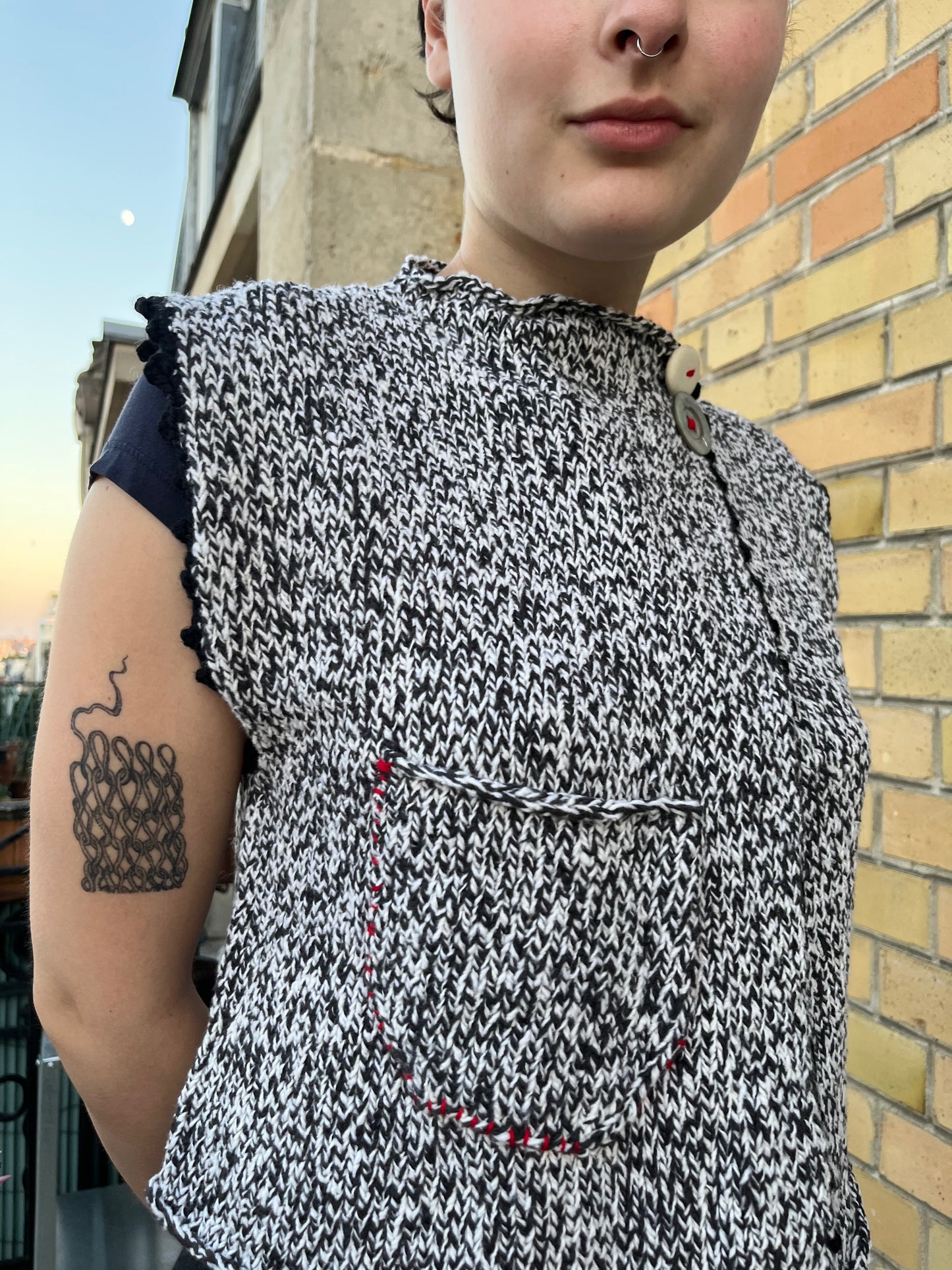 OOAK - Sleeveless vest 01