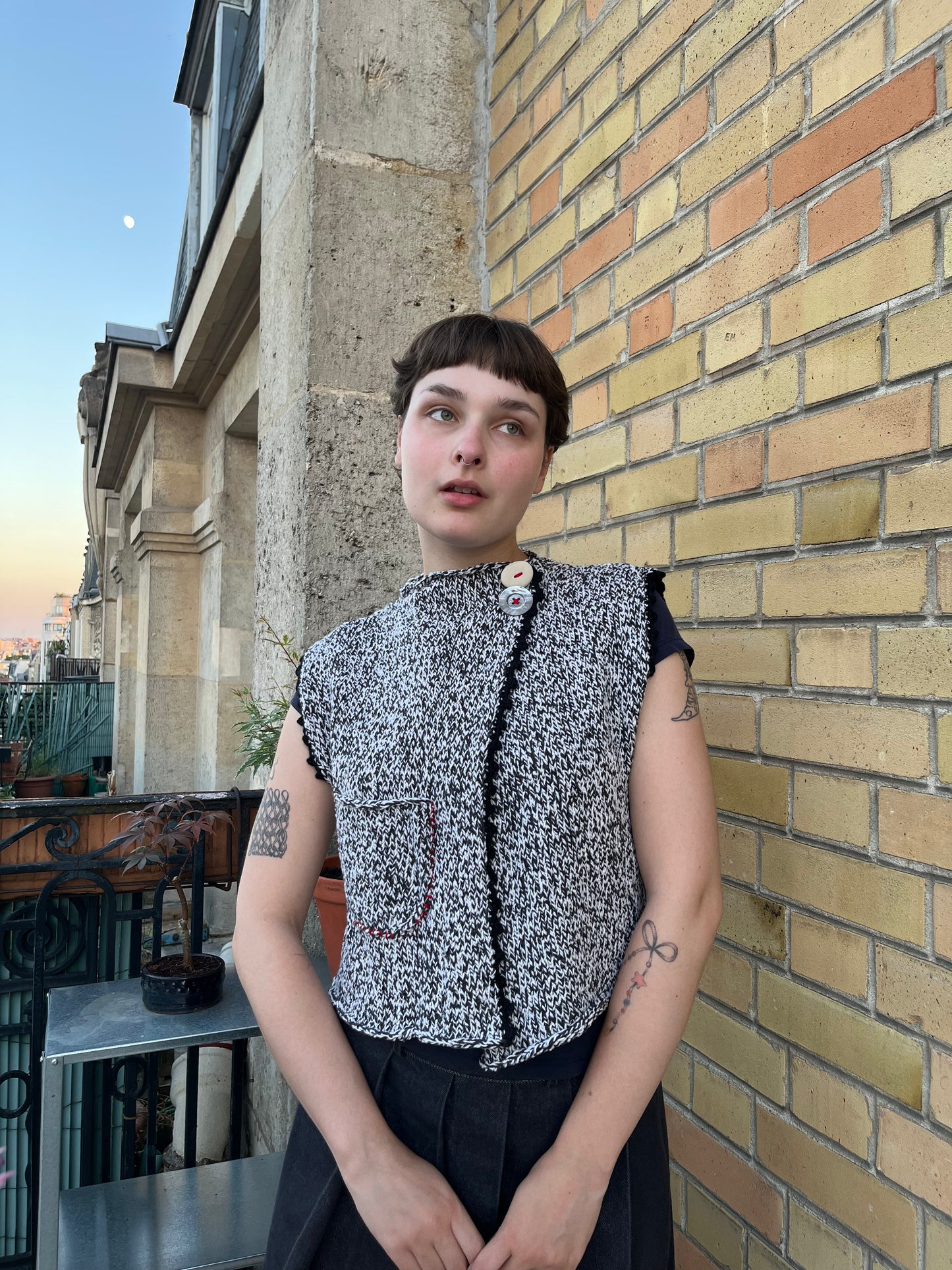 OOAK - Sleeveless vest 01