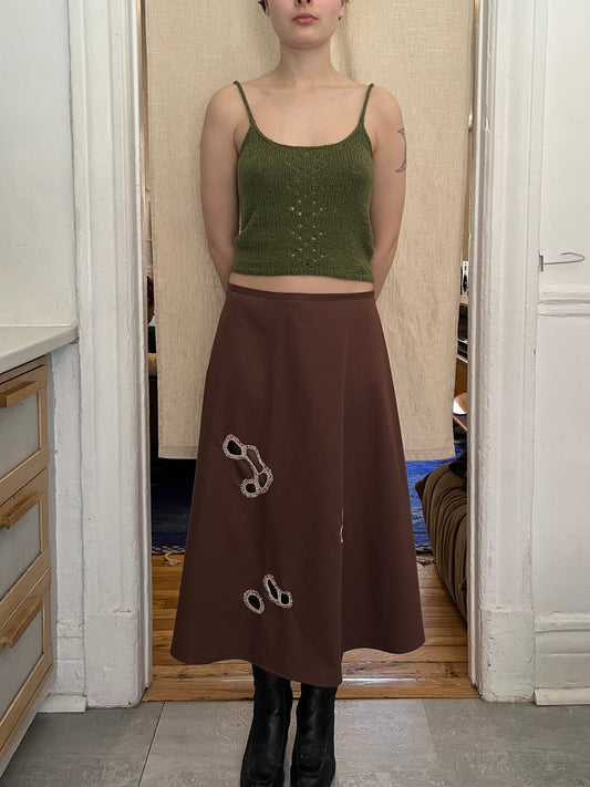 Embroidered skirt