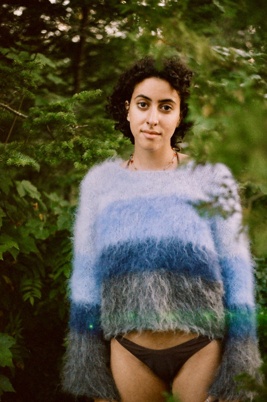 Gradient Mohair Sweater