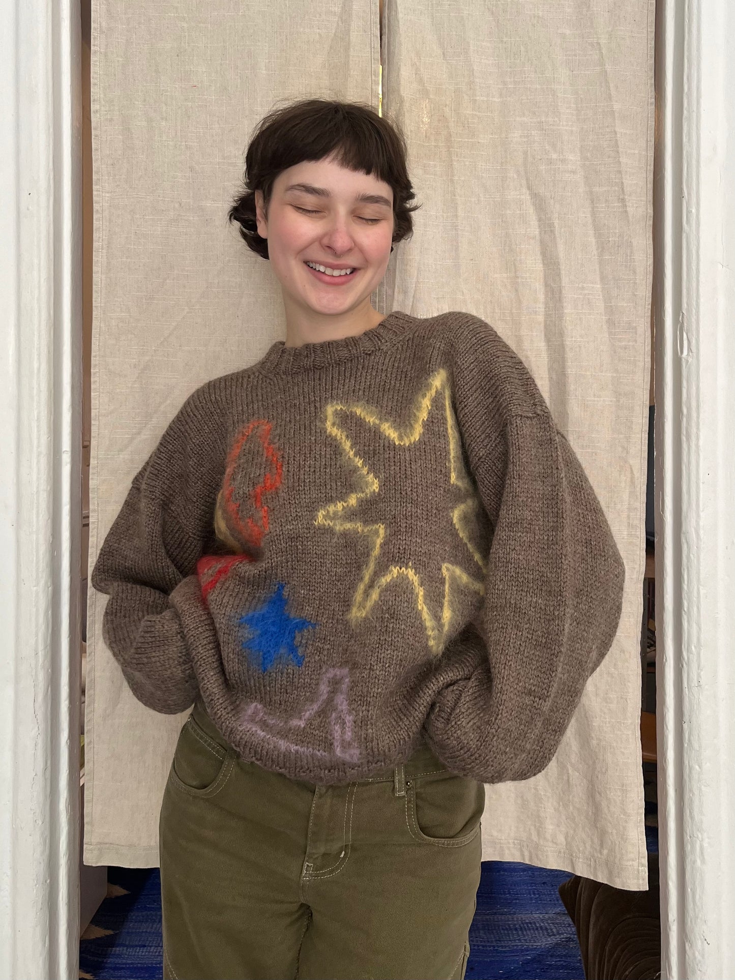 Drawings sweater