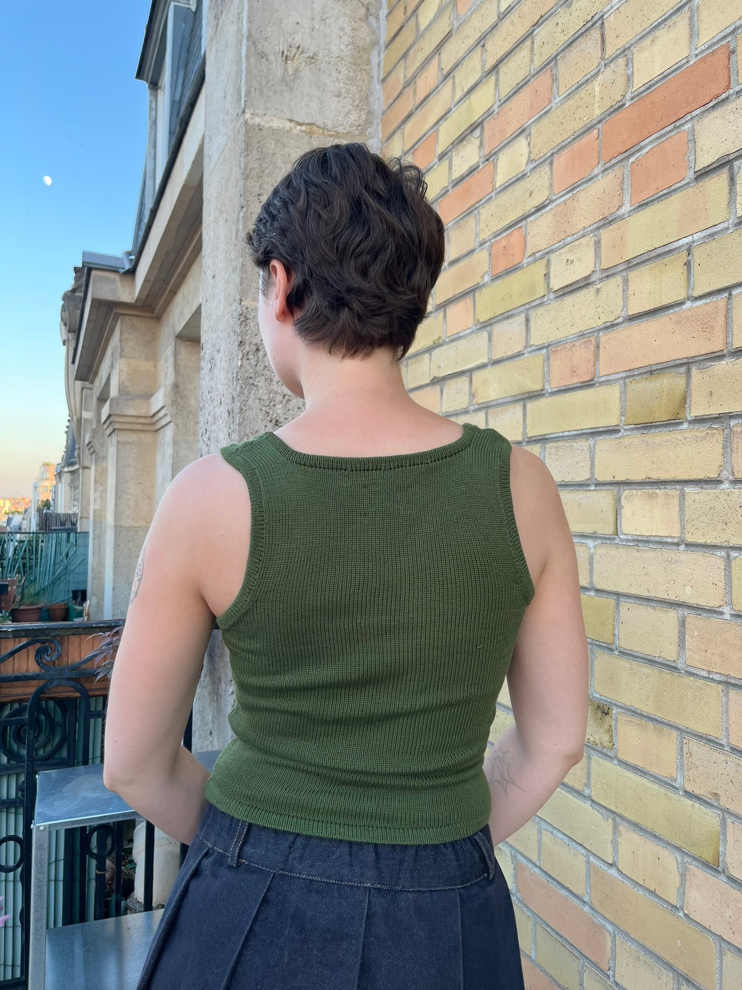PREORDER - Mosaic cami (green version)