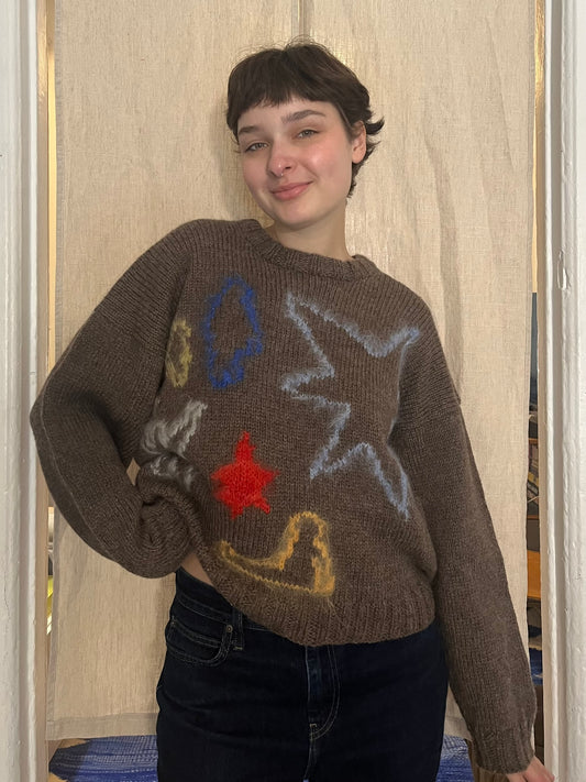 MADE TO ORDER Drawings sweater Dark