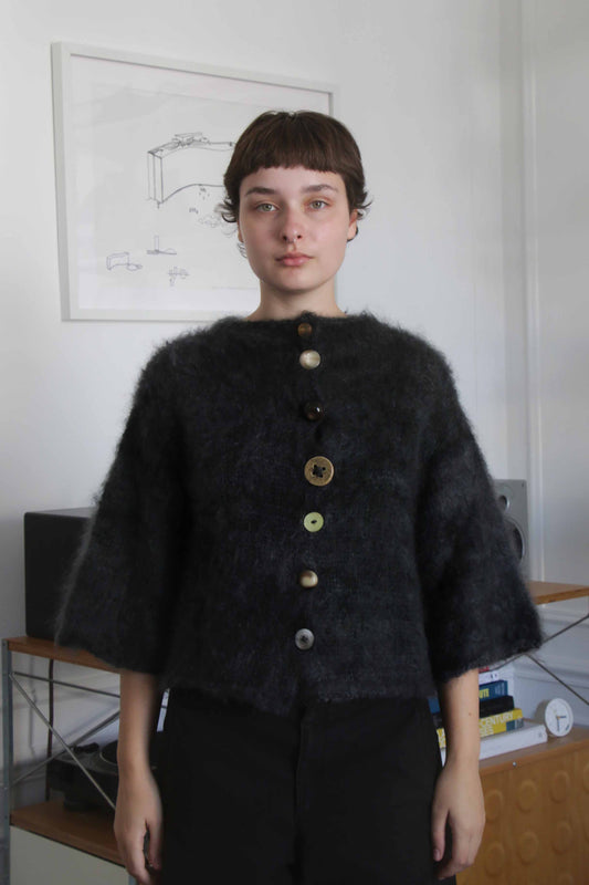 MADE TO ORDER - Brushed mohair cardi