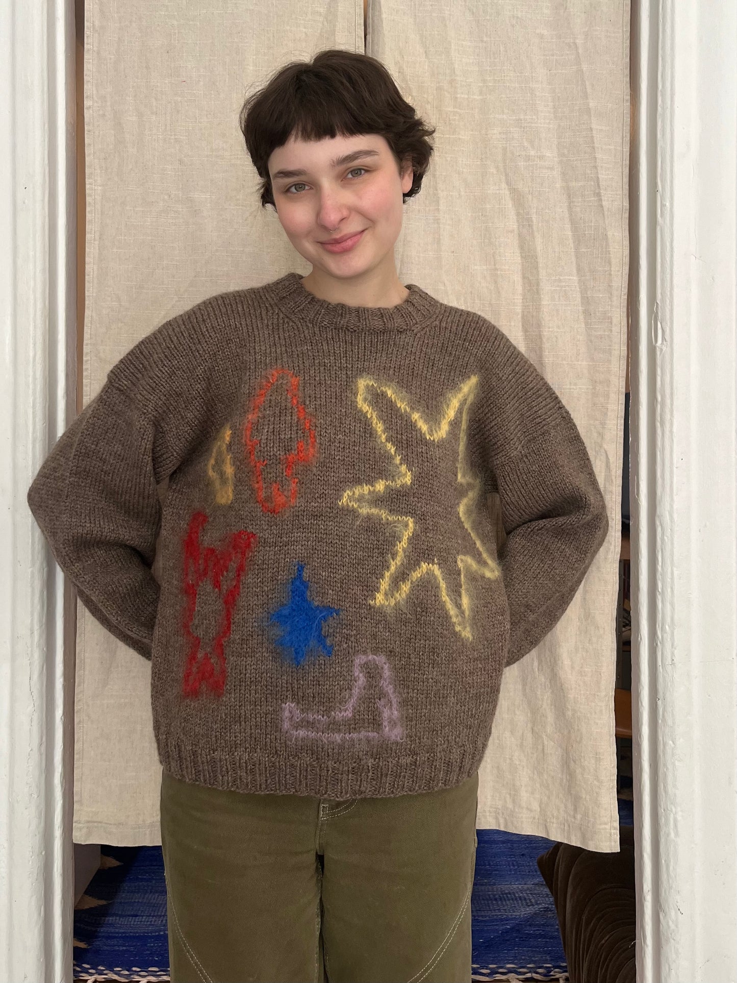 Drawings sweater