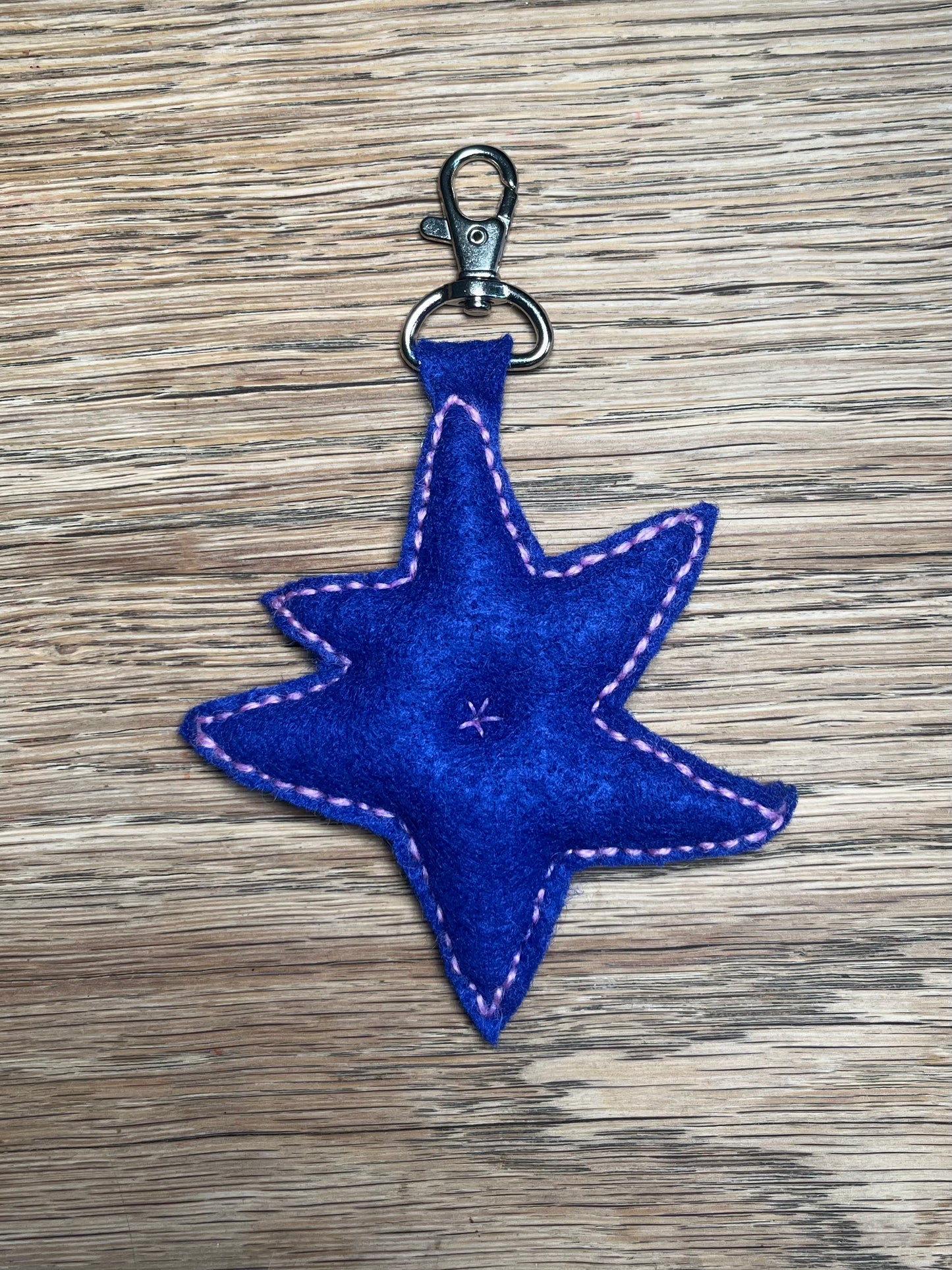 Star felt charm