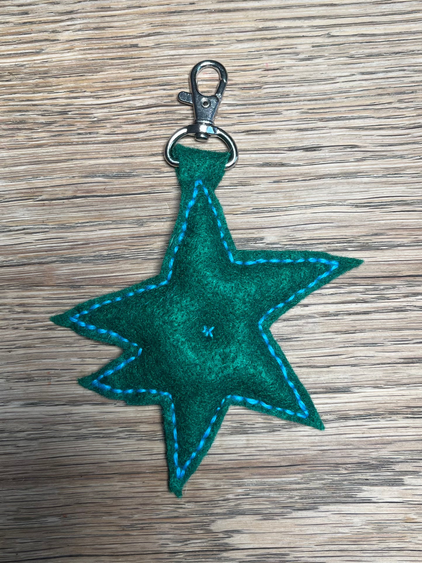 Star felt charm