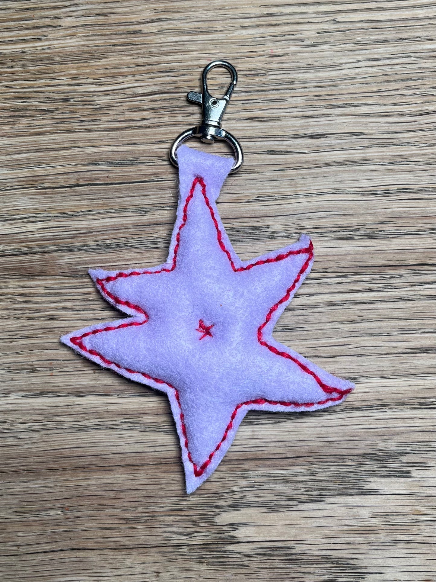 Star felt charm