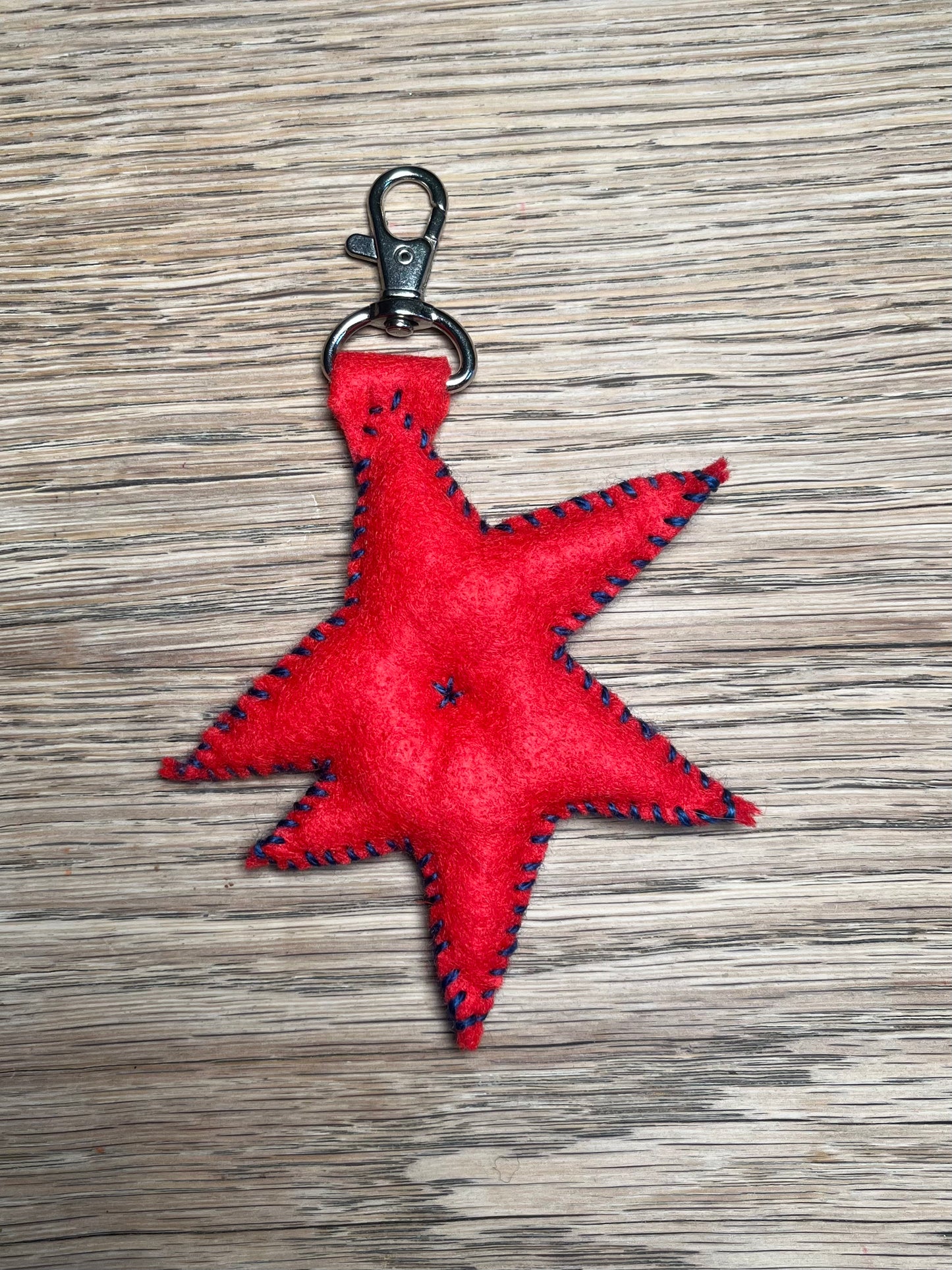 Star felt charm