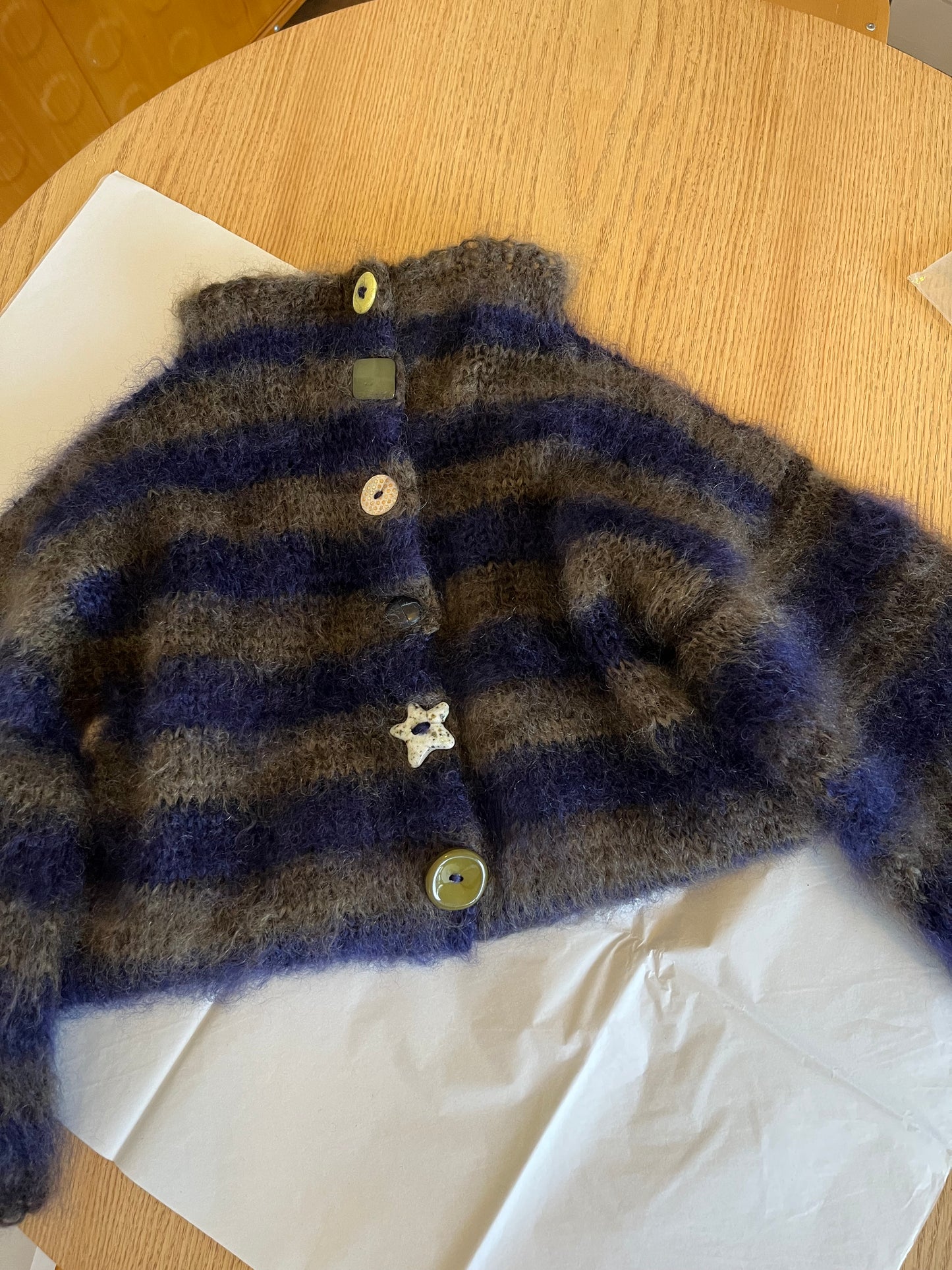 The Fluffy Cardi knitting pattern