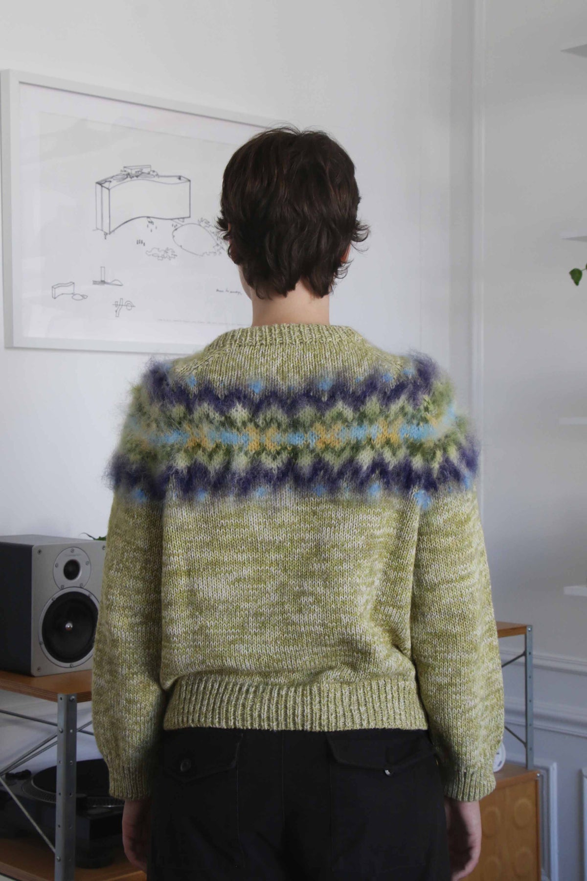 MADE TO ORDER - Brushed nordic sweater